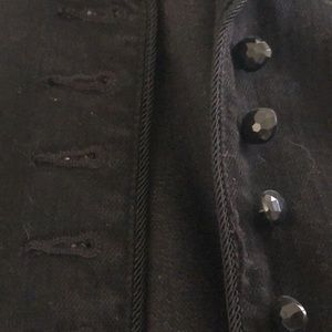 Lauren Jeans Co black jean jacket. Large